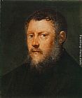 Jacopo Robusti Tintoretto Portrait of a Man (fragment) painting